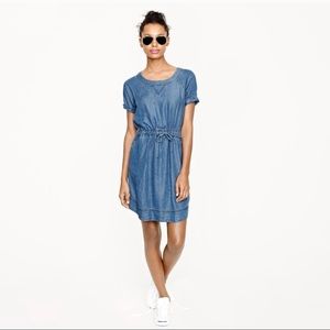 J.Crew Lightweight Washed Chambray Dress, XS